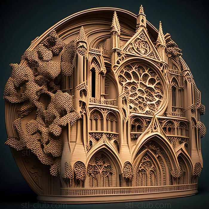 3D model notre dame (STL)